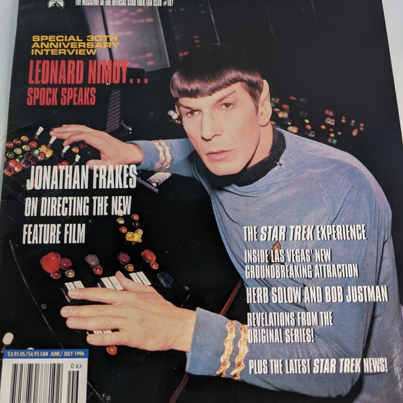 Star Trek Communicator Fan Magazine Lot of 3 1995/1996 - Picture 9 of 12